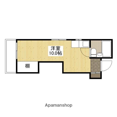 第2和秀ビル(ワンルーム/3階)の間取り写真