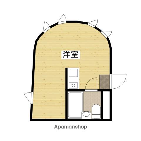メゾン香川(ワンルーム/3階)の間取り写真