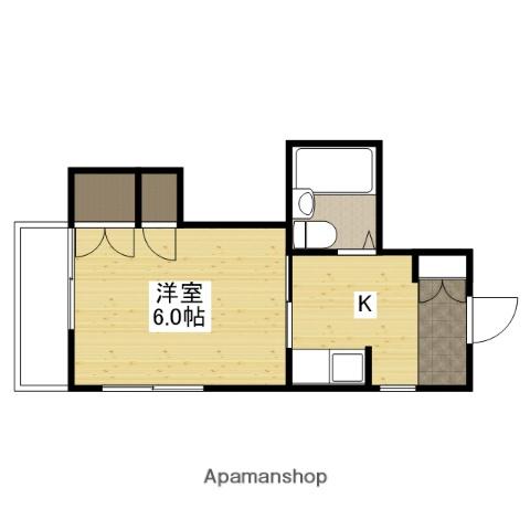 大光ビル(1K/3階)の間取り写真