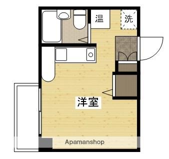 MSビル(ワンルーム/1階)の間取り写真