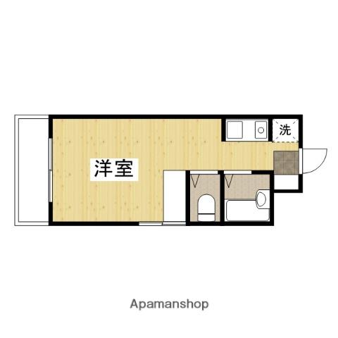 信和ビル(ワンルーム/4階)の間取り写真