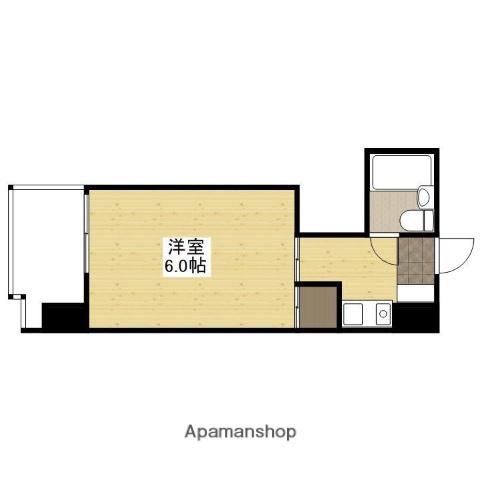 第一観音町ビル(1K/5階)の間取り写真