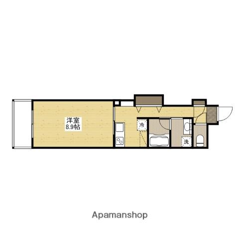 GRACE HILLS(1K/7階)の間取り写真