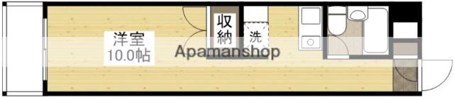 エルハイム庚午ビルA棟(ワンルーム/4階)の間取り写真