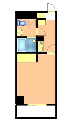 LA SHANTI 本川 (1K/2階)の間取り写真