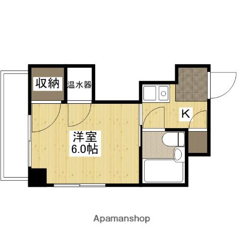 アルテミス安芸(1K/3階)の間取り写真