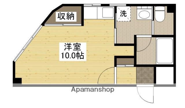 柳田ビル(ワンルーム/4階)の間取り写真
