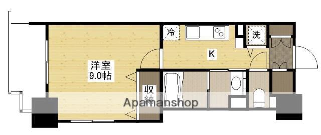 KHS.FIRST(1K/2階)の間取り写真