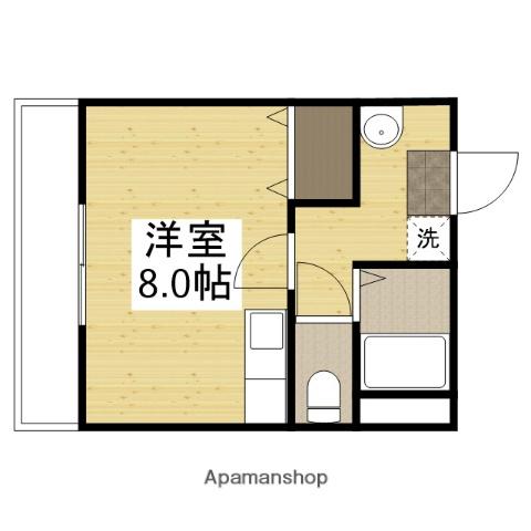 JSビル祇園(ワンルーム/2階)の間取り写真