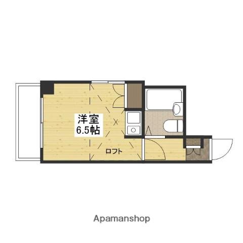 アメニティ吉島通(ワンルーム/5階)の間取り写真