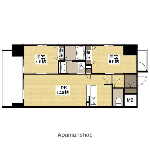 LE CONFORT(2LDK/2階)の間取り写真
