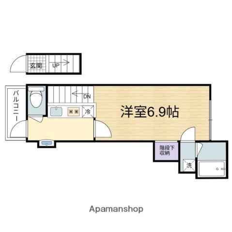 リバーノース大宮(1K/2階)の間取り写真