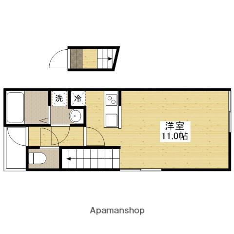 M TERRACE藤垂園 参番館(ワンルーム/2階)の間取り写真