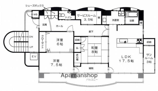 ファミーユ・T(3SLDK/3階)の間取り写真