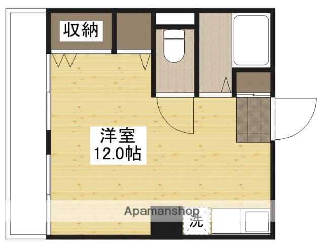 コーポ藤田(ワンルーム/4階)の間取り写真