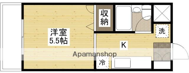 メゾン・ド・セレニテ(ワンルーム/5階)の間取り写真