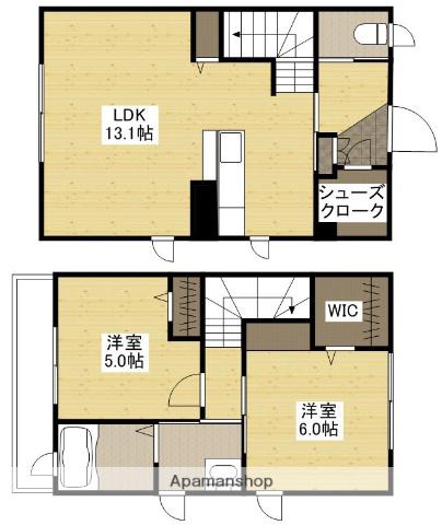 ピュアメゾン(2LDK)の間取り写真