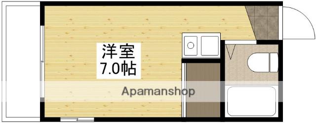 フォルテシモ 住吉(ワンルーム/6階)の間取り写真