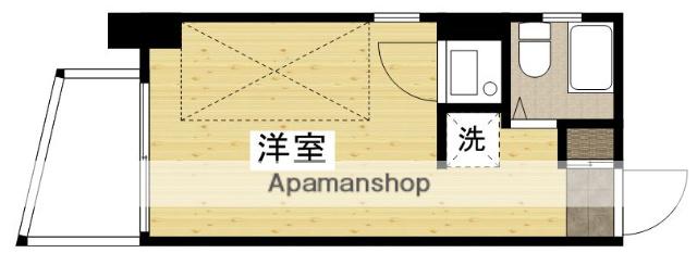 ステータスイン三川町(ワンルーム/5階)の間取り写真