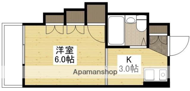 寺前ビルNO.5(1K/3階)の間取り写真