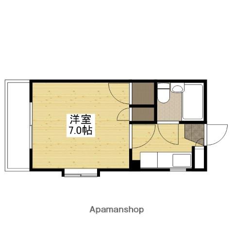 第3松岡ビル(1K/5階)の間取り写真