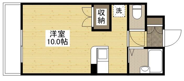 まさもとハウス(ワンルーム/1階)の間取り写真