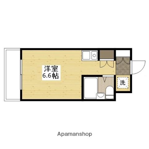 ライフプラス五日市三宅(ワンルーム/2階)の間取り写真