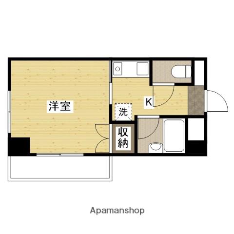 SNOW HOUSEⅡ(1K/7階)の間取り写真