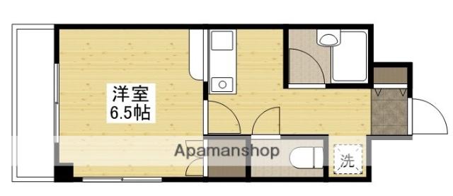 スカイNフルタ(1K/5階)の間取り写真