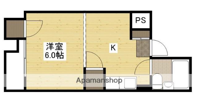大和ビル(1K/5階)の間取り写真