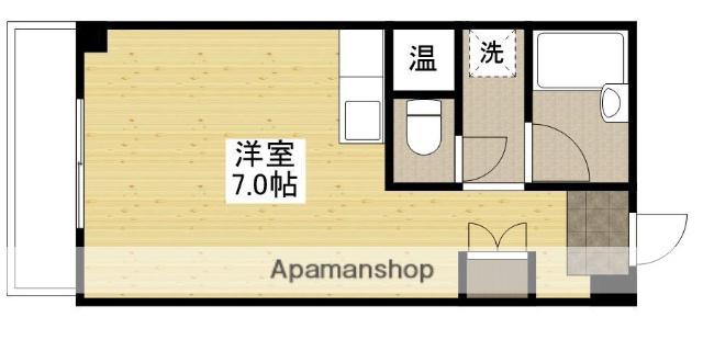 米田ビル(ワンルーム/3階)の間取り写真