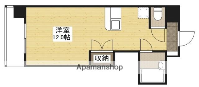 ルナパール大宮(ワンルーム/1階)の間取り写真