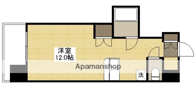 ルナパール大宮(ワンルーム/3階)の間取り写真