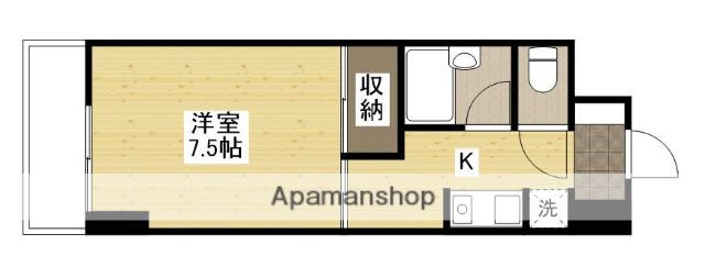 エルプエンテ(1K/2階)の間取り写真