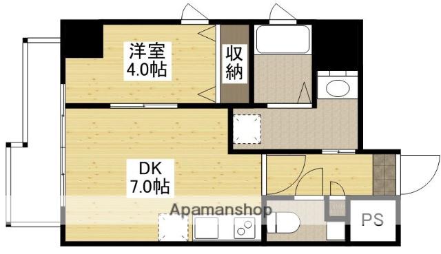 KATAYAMABLDG25(1DK/9階)の間取り写真