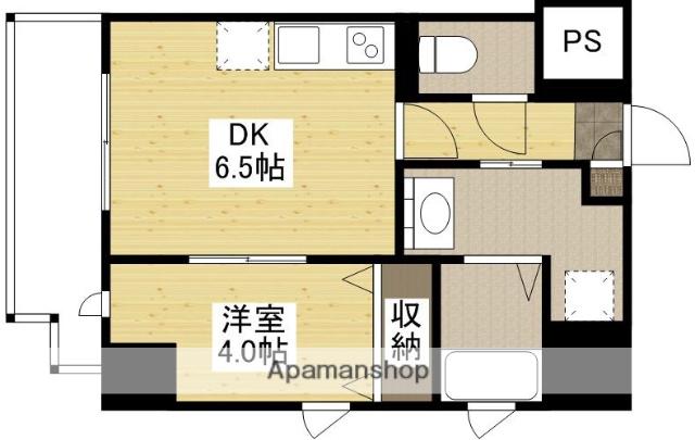 KATAYAMABLDG25(1DK/7階)の間取り写真