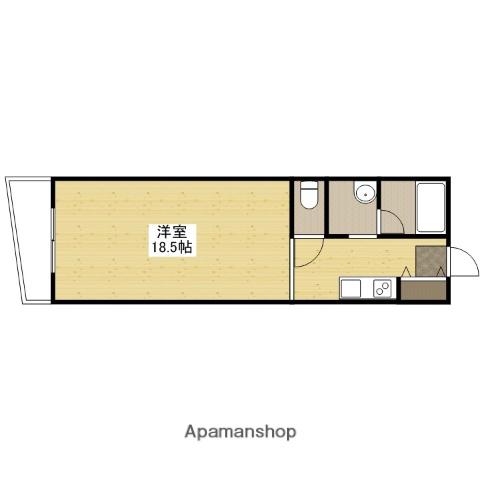 エスペランスモネ(ワンルーム/5階)の間取り写真