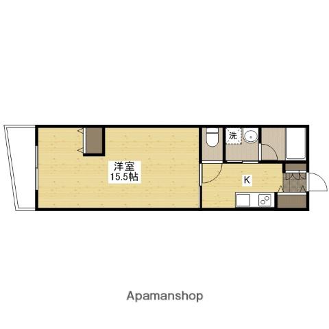 エスペランスモネ(1K/7階)の間取り写真