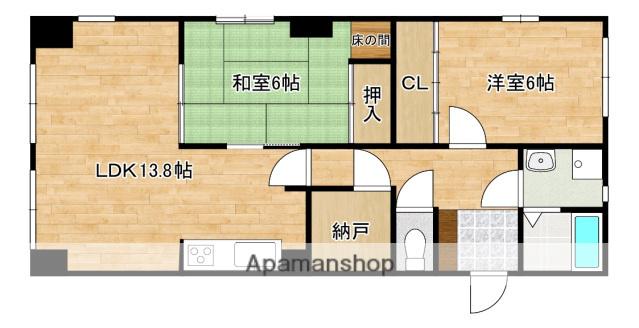 Iハウス(2SLDK/1階)の間取り写真
