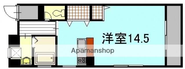 FHMEビル(ワンルーム/2階)の間取り写真