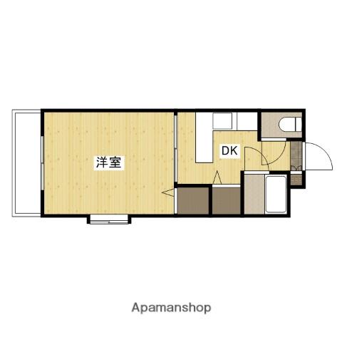 プレア21(1DK/3階)の間取り写真