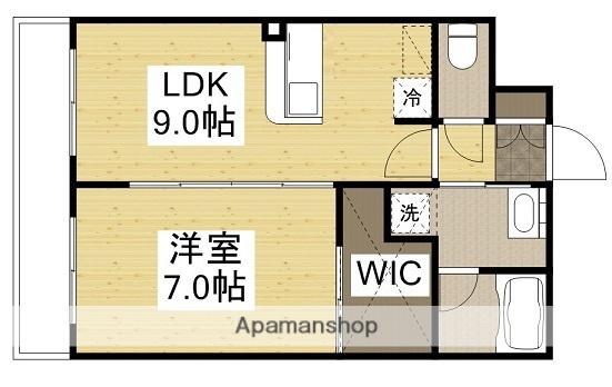 オリオリシティⅤ(1LDK/2階)の間取り写真
