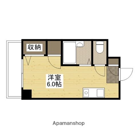 ビアンカM(ワンルーム/3階)の間取り写真