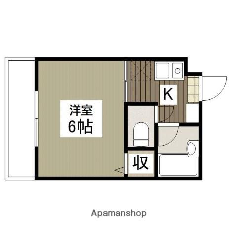 第5大津ビル(1K/4階)の間取り写真