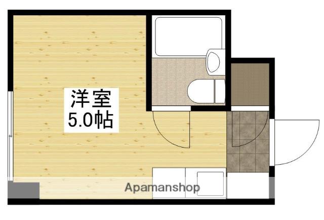 リヴァージュ広瀬北(ワンルーム/6階)の間取り写真