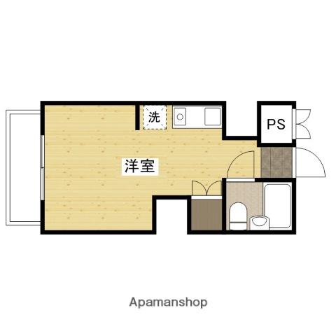 松田ビル(ワンルーム/5階)の間取り写真