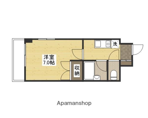 サンローレル串戸(1K/8階)の間取り写真