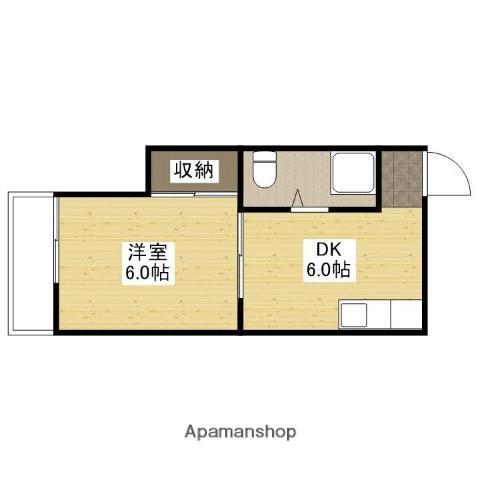 コーポ吉田(1DK/4階)の間取り写真