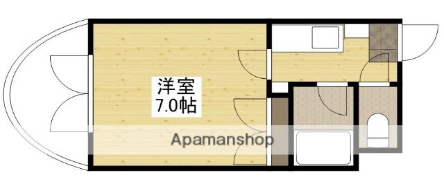 エステート上天満(1K/5階)の間取り写真