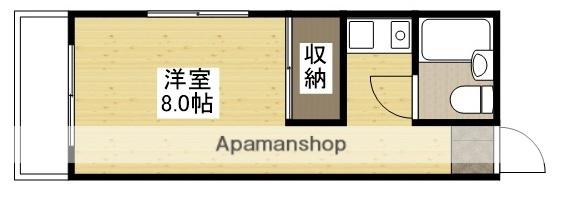 Sビル段原(ワンルーム/2階)の間取り写真